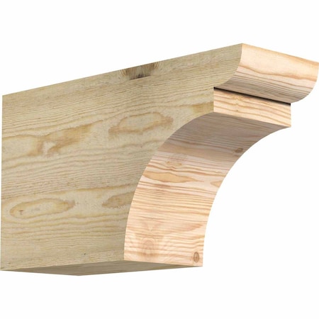 Ekena Millwork Yorktown Rough Sawn Rafter Tail, Douglas Fir, 6"W x 10"H x 18"L RFT06X10X18YOR00RDF